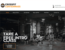 Tablet Screenshot of crossfitcentermass.com